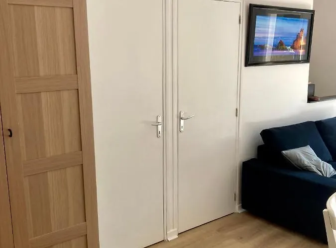 דירה Charming 1 Bedroom Flat, Center With Pool And Car Park ביאריץ