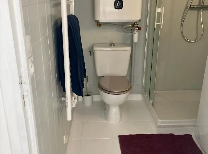 Charming 1 Bedroom Flat, Center With Pool And Car Park דירה